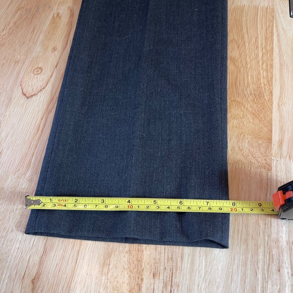 Banana Republic Tailored Slim Charcoal Wool Blend Dress Pants Men's Size 32x34 - Picture 7 of 7